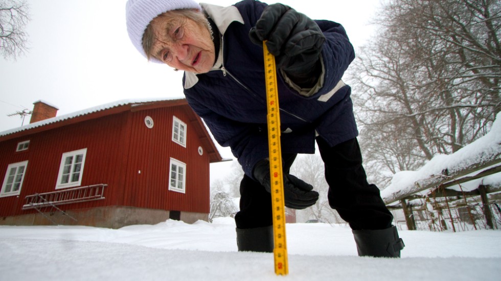 På många håll i Norrbotten ligger det snö på marken och allra mest är det i jukkasjärvi där det är cirka tre decimeter snö. (Arkivbild)