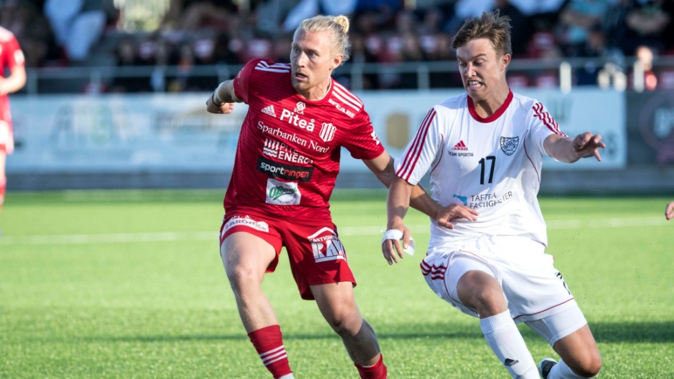 Gustav Rönnbäck-Wallin lämnar Piteå IF efter säsongen för spel i en högre division. 