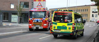 Två bilar kolliderade i centrala Linköping