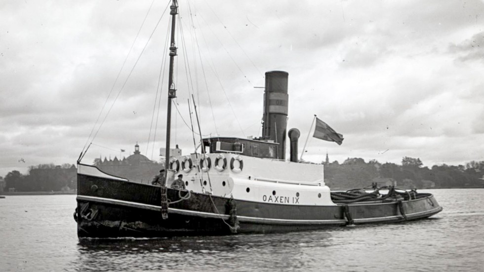 Den 23 meter långa bogserångaren Oaxen IX försvann spårlöst i december 1933. Nu har fartyget hittats på botten utanför Hallshuk.