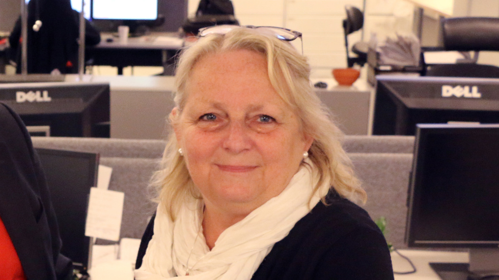 Marita Björkman-Forsman efter att ha valts till ordförande för Piteå-Tidningen 2017.
