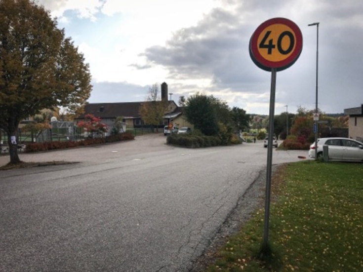 Snart är 40-skylten ett minne blott på Skolgatan.