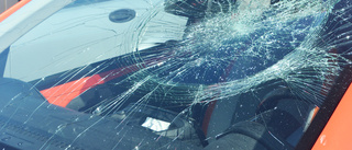 Personbil vandaliserades i Ankarsrum