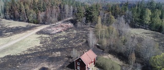 Personal löpte stundtals risk i skogsbranden