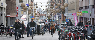 Tung trafik begränsas i Uppsala city