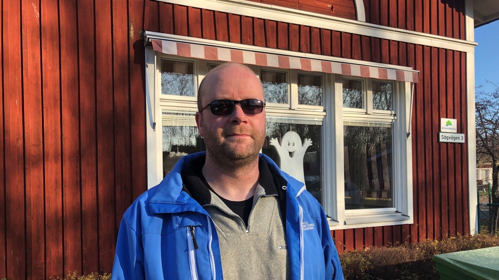 Magnus Bergsten har barn på Skärgårdens förskola i Gårdskär.