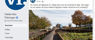 Så tycker Västervikarna om tågtrafiken