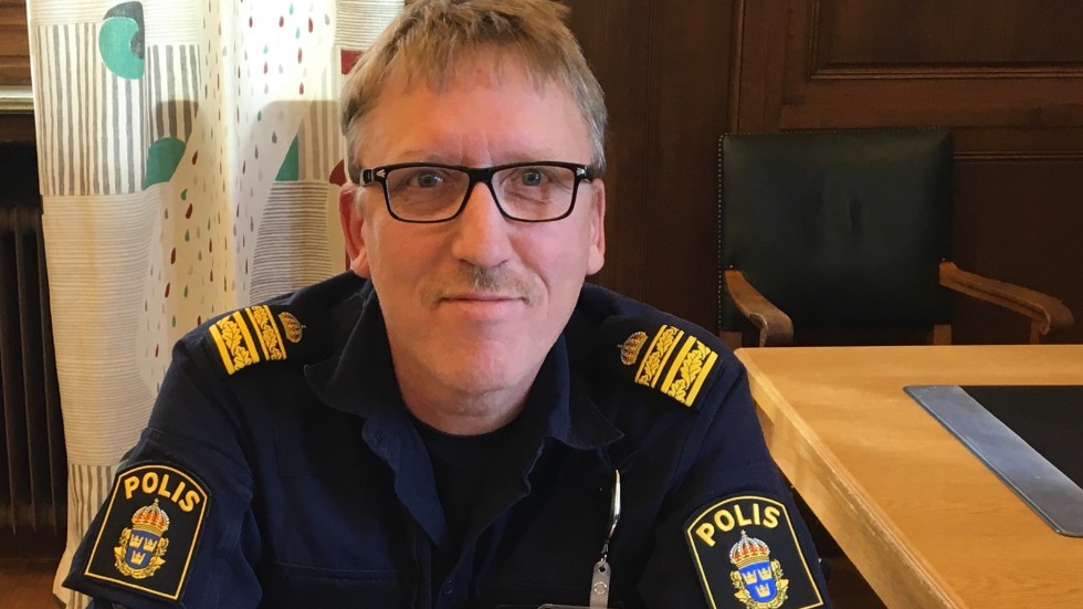 Lokalområdespolischefen Peter Wahlberg är en av åtta procent chefer i Norrköping.