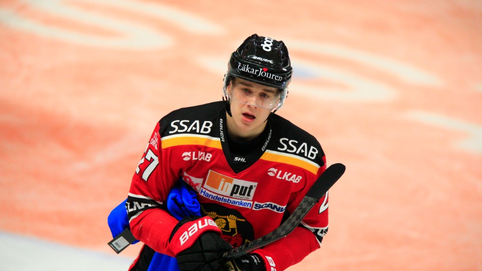 Nils Lundkvist satte 1-0 för Luleå HF.