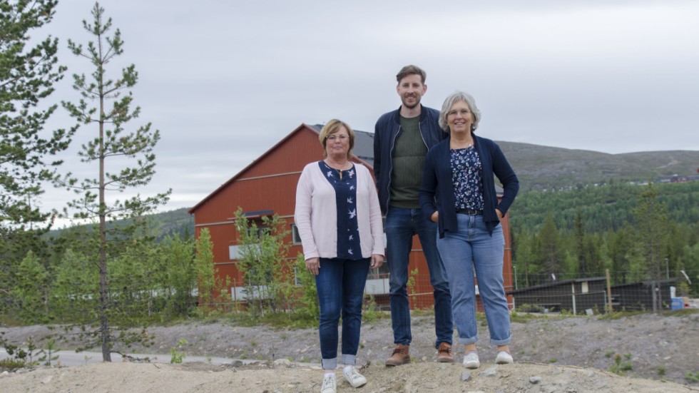 Gällivares tre kommunalråd, Birgitta Larsson, Socialdemokraterna, Henrik Ölvebo, Miljöpartiet och Jeanette Wäppling, Vänsterpartiet.