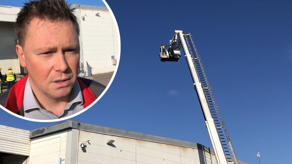 "Både räddningstjänsten och vår egen personal gjorde ett kanonjobb", säger Mikael Fredriksson som ansvarar för produktionen på Toyotas fabrik i Mjölby.