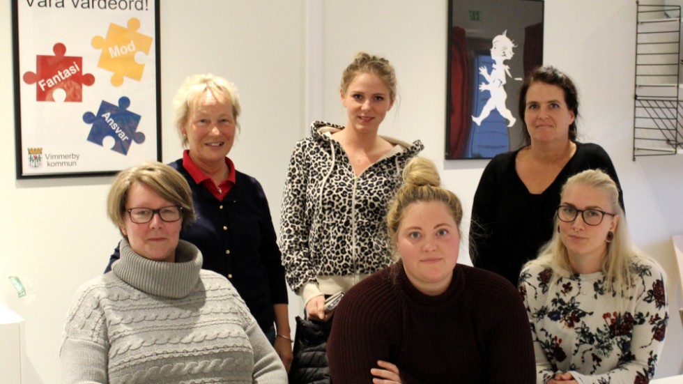 Övre raden från vänster: Lena Rydersten, Kim Nilsson, Kristina Skarhed.
Nedre raden från vänster: Ann-Kristin Nilsson, My Eriksson, Annika Fundin. 