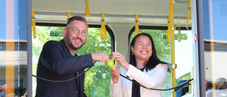 Nu rullar Linköpings första elbussar