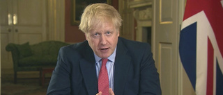 Storbritanniens Boris Johnson: Stanna hemma!