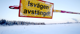 Isvägar i Luleå skärgård tillfälligt stängda 