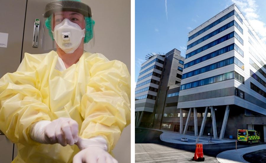 Hälften av de anställda på thoraxavdelning på Universitetssjukhuset visade sig vara smittade av coronaviruset. Men långt ifrån alla hade symtom. 