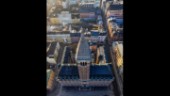 Norrköping från ovan – vårt pampiga rådhus