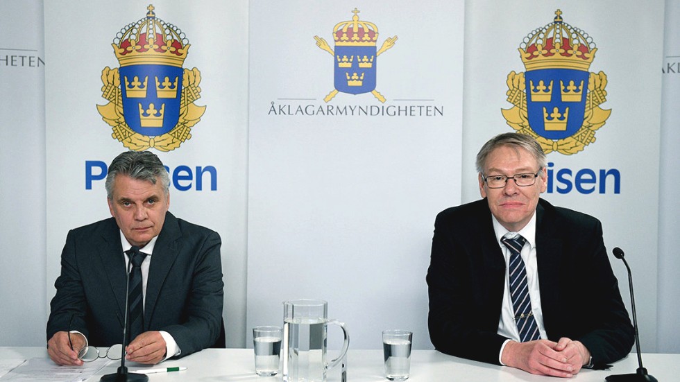 Spaningsledare Hans Melander och chefsåklagare Krister Petersson höll digital pressträff om Palmeutredningen, där den så kallade Skandiamannen pekas ut som den som sköt Olof palme 28 februari 1986.