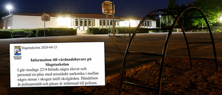 Misstänkt knarkfynd vid skola i Eskilstuna