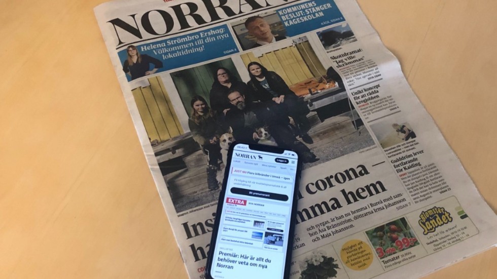 Nya Norran lanserades på tisdagen. 