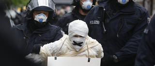 Flera gripna vid protester i Berlin