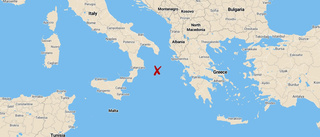 Natohelikopter saknas över Joniska havet