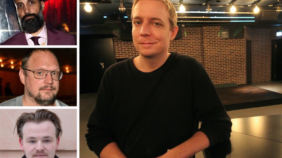 Martin Soneby, Jonatan Unge och Marcus Thapper kommer till premiären av AMK comedy club i Linköping.