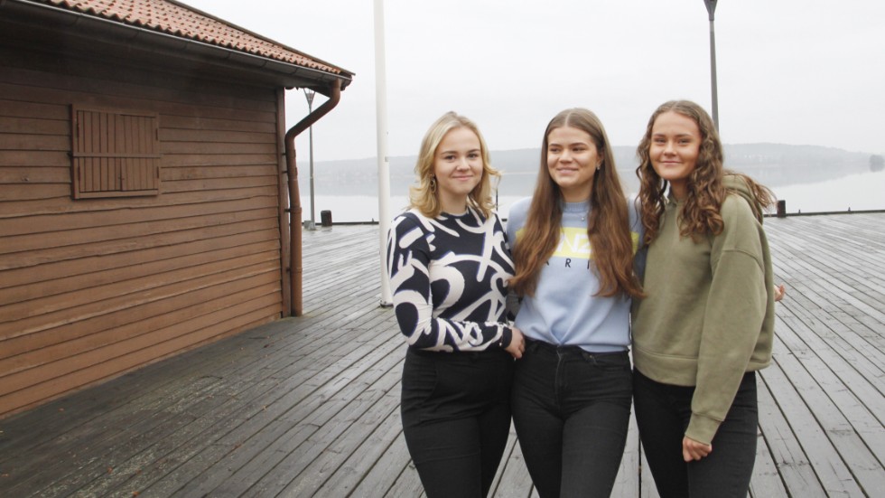 Elsa Lundblad, Mimi First Carr och Tindra Staaf är tre av eleverna som deltar i projektet Europas änglar.