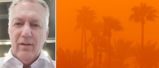 Uppsalabo fast i sandstorm på Kanarieöarna