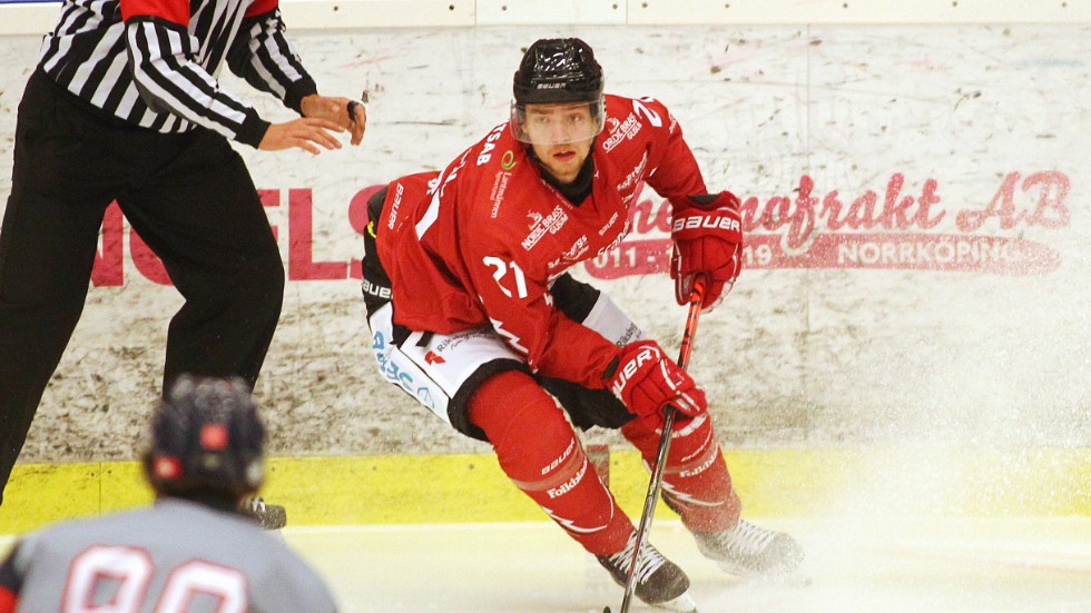 Kevin Elgestål gjorde två mål i senaste matchen borta mot Timrå.