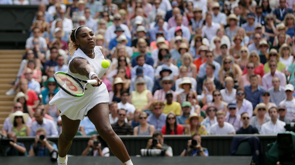 Serena Williams får inte spela i Wimbledon i år. Coronautbrottet stoppar turneringen hon vunnit sju gånger. Arkivbild.