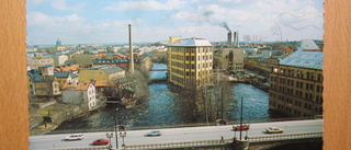 Strykjärnet representerar Norrköping på vykortet