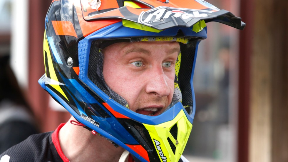 VMS-föraren Filip Bengtsson slutade tvåa i Ränneslättsloppet.