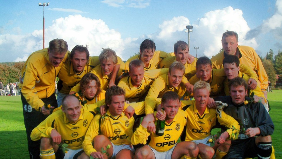 Christian Simonsson har varit med om fyra seriesegrar. En av dem kom 2004, när Kisa BK besegrade IFK Motala i en helt avgörande seriefinal i division fyra.