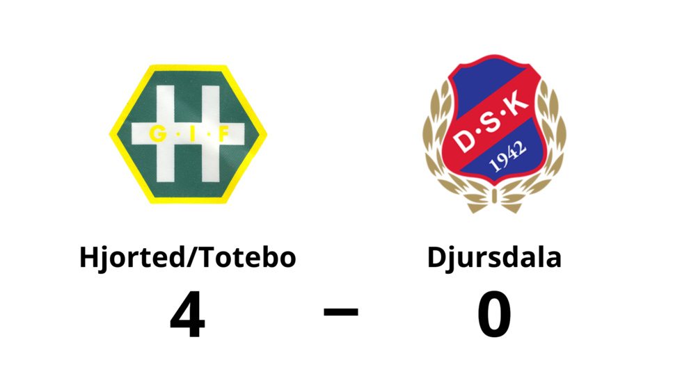Hjorted/Totebo vann mot Djursdala SK