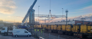 Tåg har spårat ur inne i Linköping – totalstopp i tågtrafiken