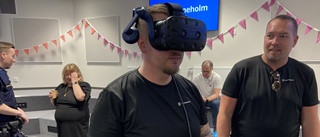 Här tränar skolpersonalen inrymning – med hjälp av VR