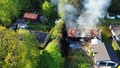 Villa i Mälarbaden brann ner till grunden