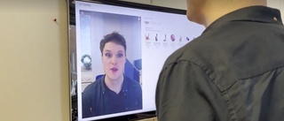 Reportern testar virtuellt smink: "Nu ser man ju riktigt bra ut"