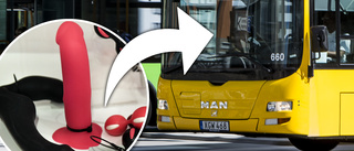 Reklam för sexleksaker på UL:s bussar – eller?