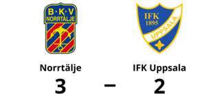 Robin Nguyens mål räckte inte när IFK Uppsala föll mot Norrtälje