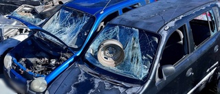 Westerbärgarn utsatt för vandalisering – 14 fordon sönderslagna