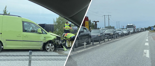 Olycka på E20 – orsakade totalstopp i trafiken