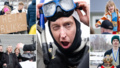 BILDEXTRA: Valborgsfirande och iskall simtävling i kanalen