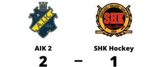 Förlust för SHK Hockey i toppmatchen mot AIK 2