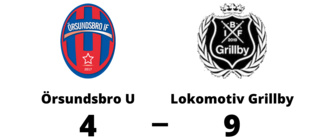 Örsundsbro U förlorade hemma mot Lokomotiv Grillby