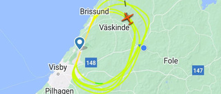 Därför cirkulerade BRA-flyg över Gotland