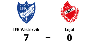 IFK Västervik utklassade Lojal - seger med 7-0