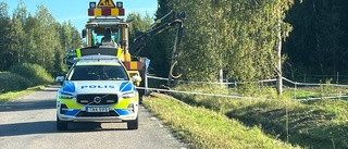 Man avled i samband med dikesröjning