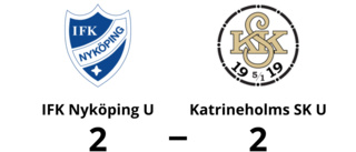 Oavgjort för IFK Nyköping U hemma mot Katrineholms SK U